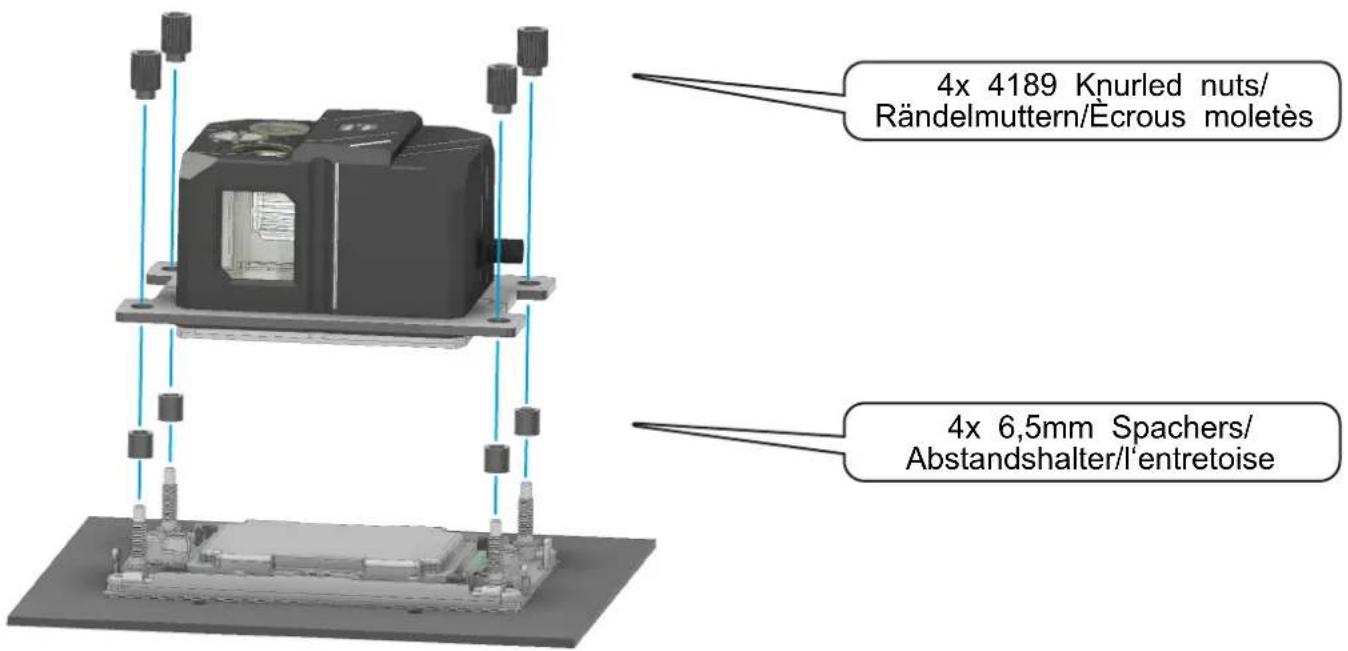 Alphacool Eisbaer Pro Aurora 280 - BRACKET ASSEMBLY HALTERMONTAGE SUPPORT DE MONTAGE10. - 2