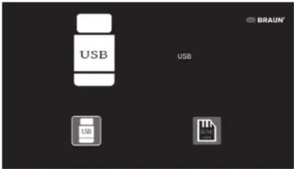 BRAUN DigiFrame 1361 - USB-Speichermedium und Speicherkarte - 1