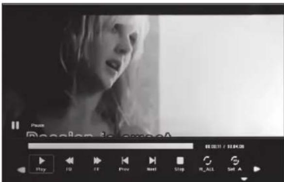 BRAUN DigiFrame 1361 - lecture vidéo - 1
