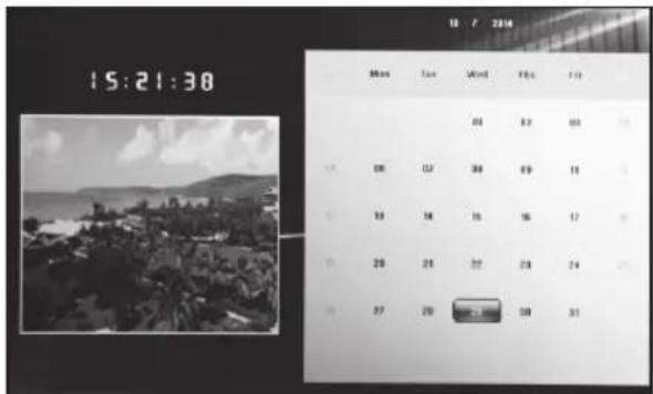 BRAUN DigiFrame 1361 - Calendar - 1
