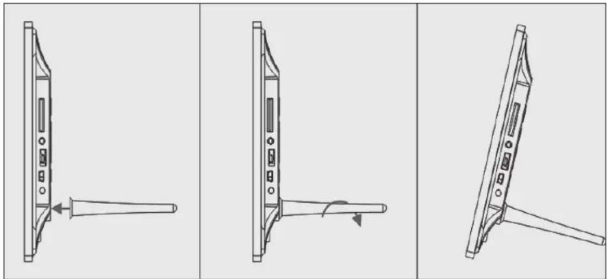 BRAUN DigiFrame 1361 - Stand Instruction - 1