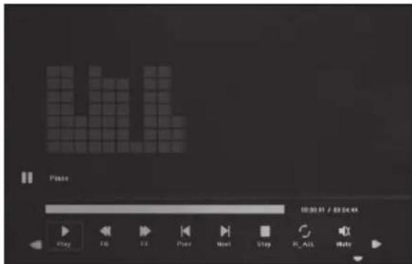 BRAUN DigiFrame 1361 - La reproducción de música - 1