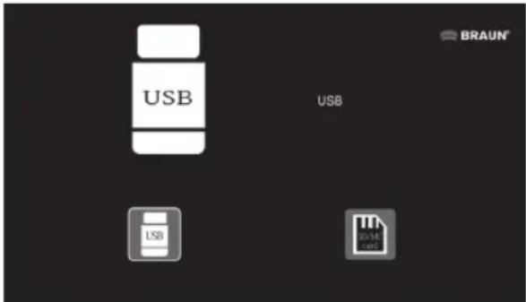 BRAUN DigiFrame 1361 - Tarjeta de Memoria y USB - 1