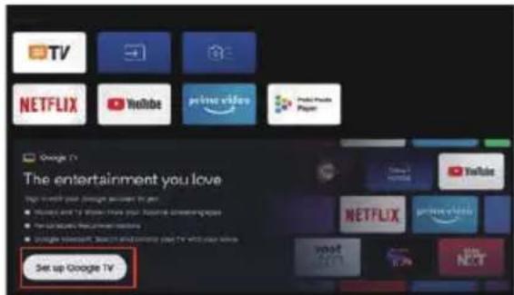 PEAQ PTV 43GU-5024T - Google TV einrichten - 1