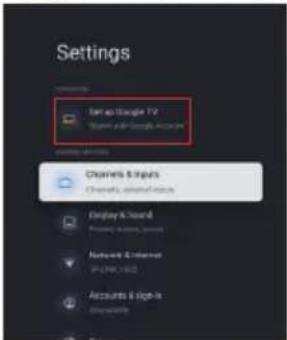PEAQ PTV 43GU-5024T - Google TV einrichten - 2