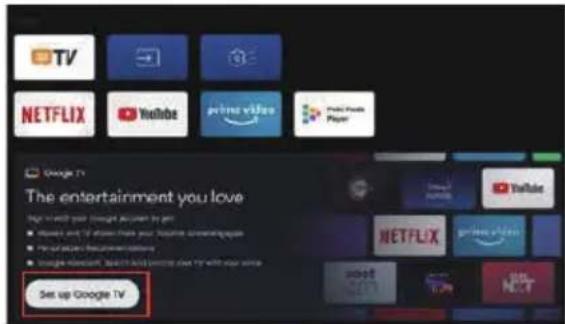 PEAQ PTV 43GU-5024T - De Google-TV instellen - 1