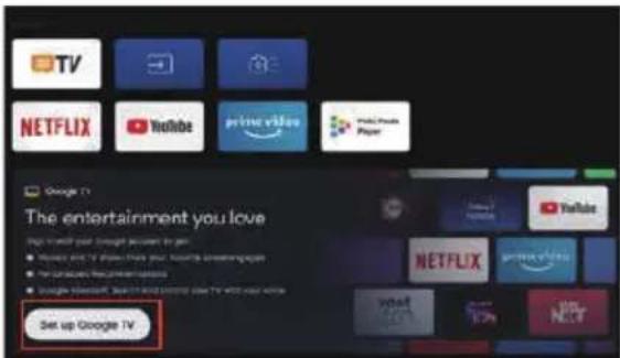 PEAQ PTV 43GU-5024T - Skonfiguruj Google TV - 1