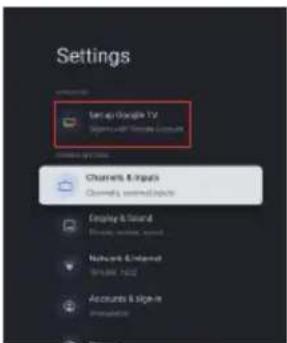 PEAQ PTV 43GU-5024T - Configurer Google TV - 2