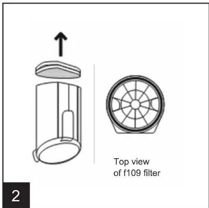 DIRT DEVIL DD9003 - CLEANING RINSABLE FILTER - 2