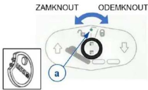 Vermeiren Club Vario - Funkce zámku (pouze pro zdravotnický personál) - 1