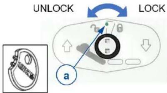 Vermeiren Club Vario - Lock function (for medical personnel only) - 1