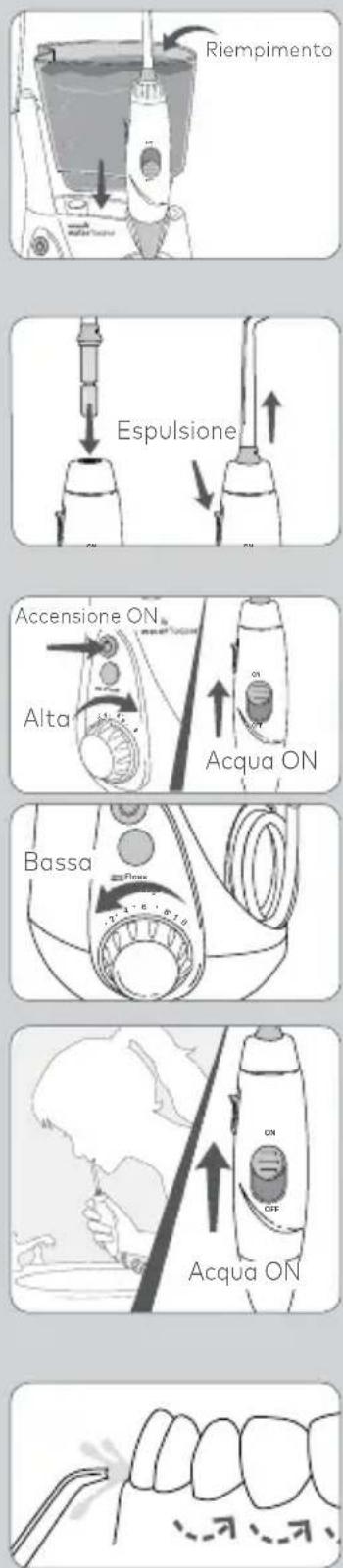 Waterpik WP-667 - NON TUTTI I BECCUCCI SONO FORNITI CON TUTTI I MODELLI. - 7