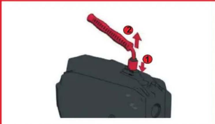 ROTHENBERGER R600 - To adjust the handle - 1