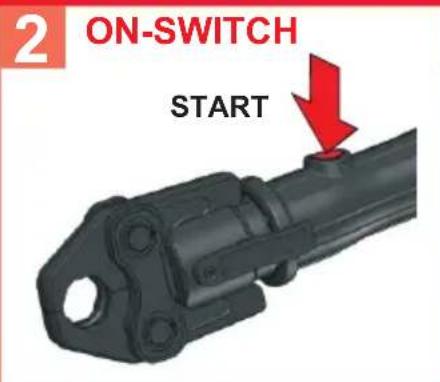 ROTHENBERGER Romax 4000 - B Emergency-Off / ON-Switch / Positions - 2