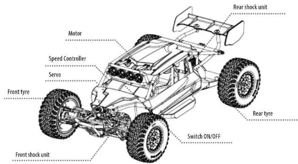 Carson Desert Warrior XL 3.0 - CHASSIS - 1