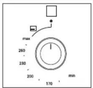 Orima OR-961-XE - Botão De Regulação Da Temperatura E De Controlo Do Queimador Do Forno (Termostato) - 1