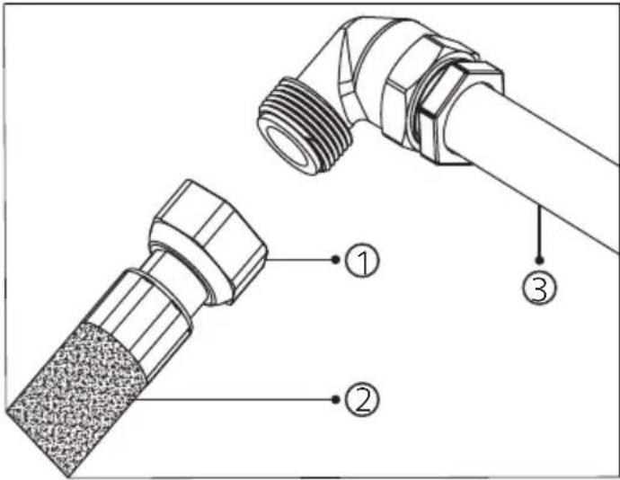 Orima OR-544-W - Gas Hose Crossing Path - 2