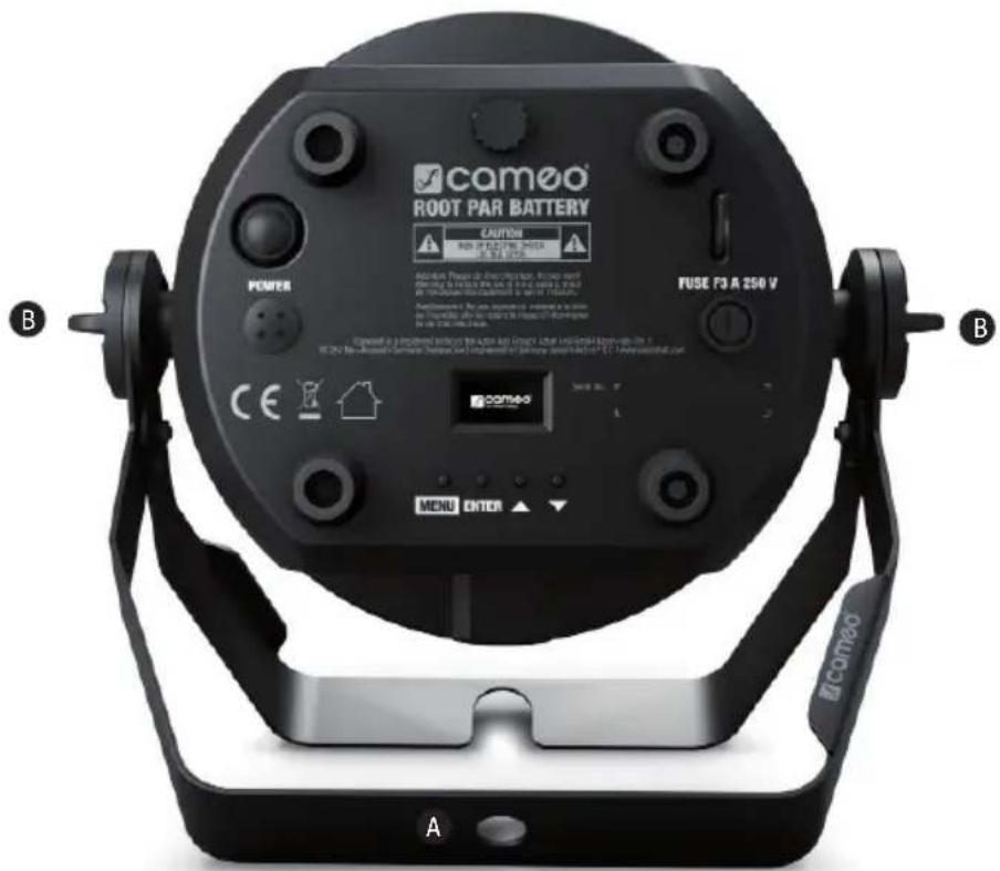 Cameo ROOT PAR BATTERY - AUFSTELLUNG UND MONTAGE - 2