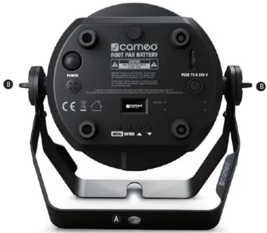 Cameo ROOT PAR BATTERY - USTAWIANIE I MONTAŻ - 2