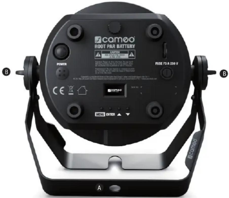 Cameo ROOT PAR BATTERY - INSTALLATION AND MOUNTING - 2