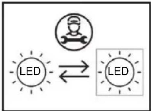 HOOVER HCH6MXHT - Remplacement des LED - 1