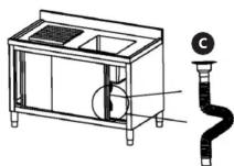 Royal Catering RC-IKS06 - INDUSTRIAL KITCHEN SINK - 5