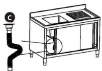 Royal Catering RC-IKS02 - INDUSTRIAL KITCHEN SINK - 5