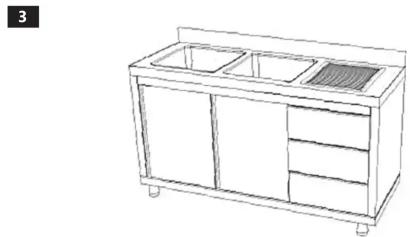 Royal Catering RC-IKS04 - INDUSTRIAL KITCHEN SINK - 7