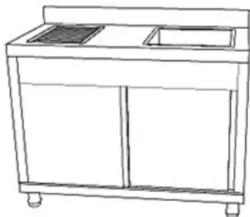 Royal Catering RC-IKS09 - INDUSTRIAL KITCHEN SINK - 6