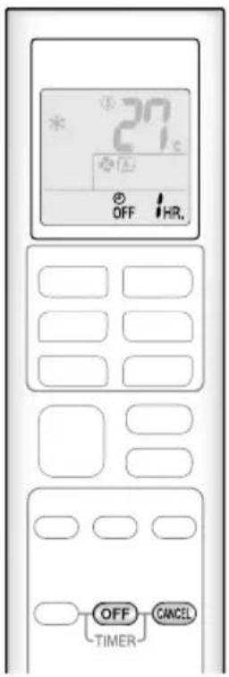 DAIKIN ATX35K5V1B - Λειτουργία ΧΡΟΝΟΔΙΑΚΟΠΤΗ ΕΝΕΡΓΟΠΟΙΗΣΗΣ/ΑΠΕΝΕΡΓΟΠΟΙΗΣΗΣ - 1