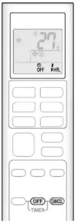 DAIKIN ATX35K5V1B - AÇMA/KAPAMA ZAMANLAYICI Modu - 1