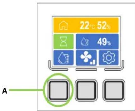 Aerial AD 955 - Setting the target humidity - 1