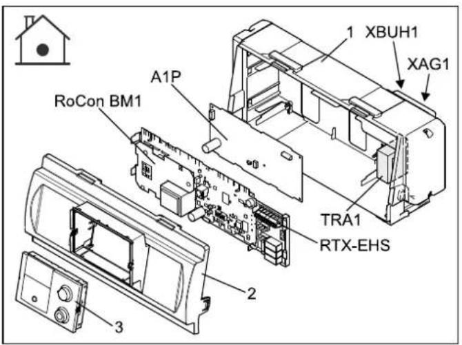 DAIKIN EHSXB04P30BA - Schema di collegamento generale Daikin Altherma EHS(X/H) - 3