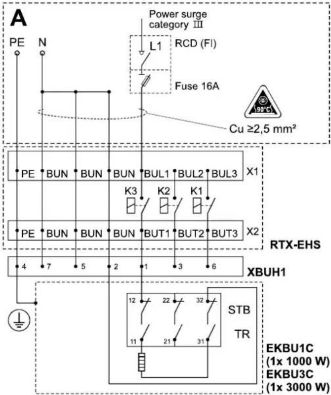 DAIKIN EHSXB04P30BA - Conexión alternativa 3 - 2