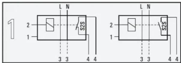 DAIKIN EHSXB04P30BA - Conexión de contactos de conmutación (salidas AUX) - 2