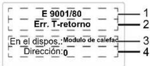 DAIKIN EHSXB04P30BA - Indicación actual de errores - 2