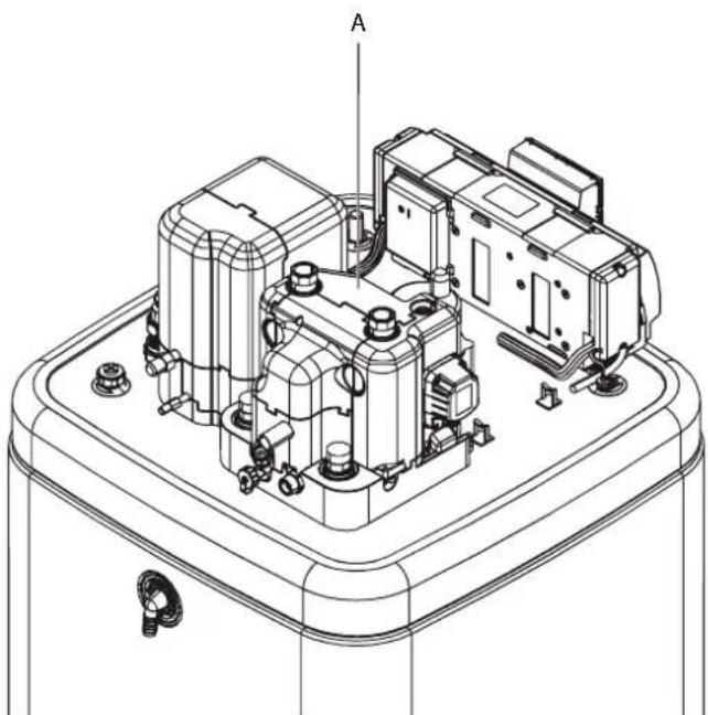 DAIKIN EHSXB04P30BA - Abdeckhaube und Wärmedämmung abnehmen - 2