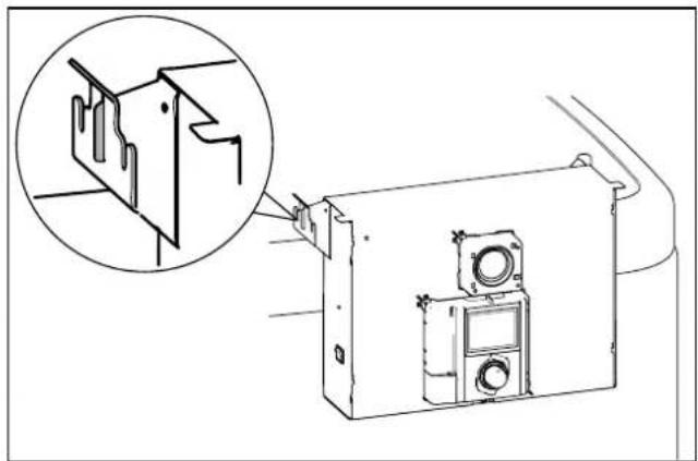 DAIKIN EHSH04P30D3 - Regelingsbehuizing op servicestand zetten - 2