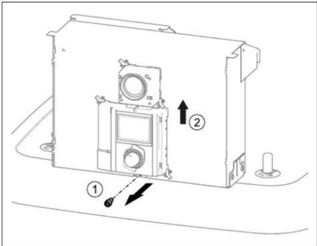 DAIKIN EHSH04P30D3 - Apertura del corpo della regolazione - 1