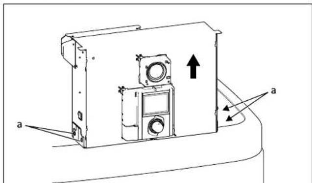 DAIKIN EHSH04P30D3 - Regelingsbehuizing op servicestand zetten - 1