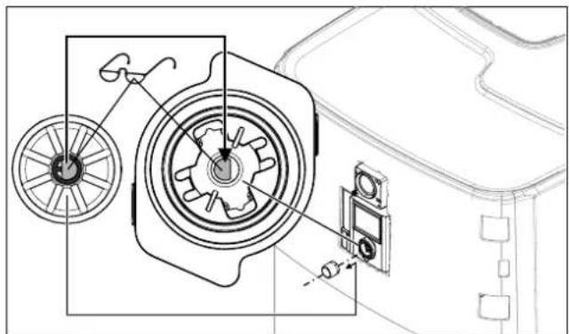 DAIKIN EHSH04P30D3 - Montaggio del selettore della regolazione - 1