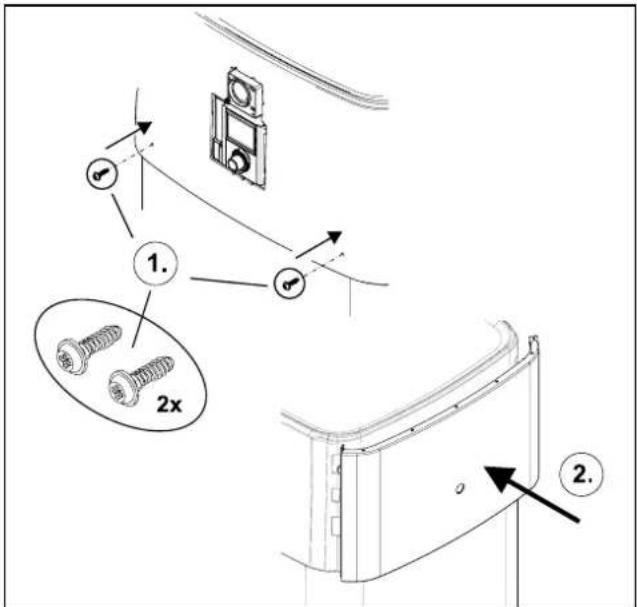 DAIKIN EHSH04P30D3 - Bloquer le capot - 1