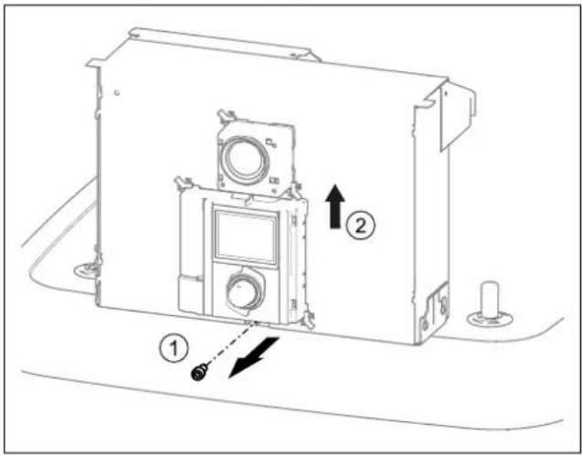 DAIKIN EHSH04P30D3 - Abrir la carcasa de la regulación - 1
