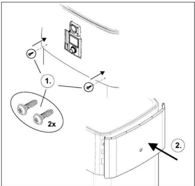 DAIKIN EHSH04P30D3 - Securing the hood - 1