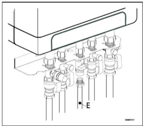 DAIKIN EKOMBG22AAV1 - Ligação do gás - 1