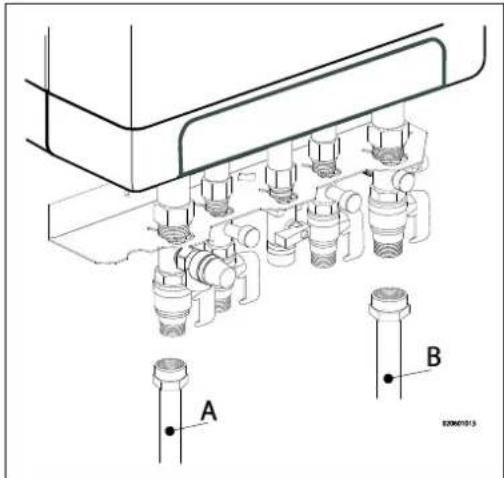 DAIKIN EKOMBG22AAV1 - CV-installatie aansluten - 1
