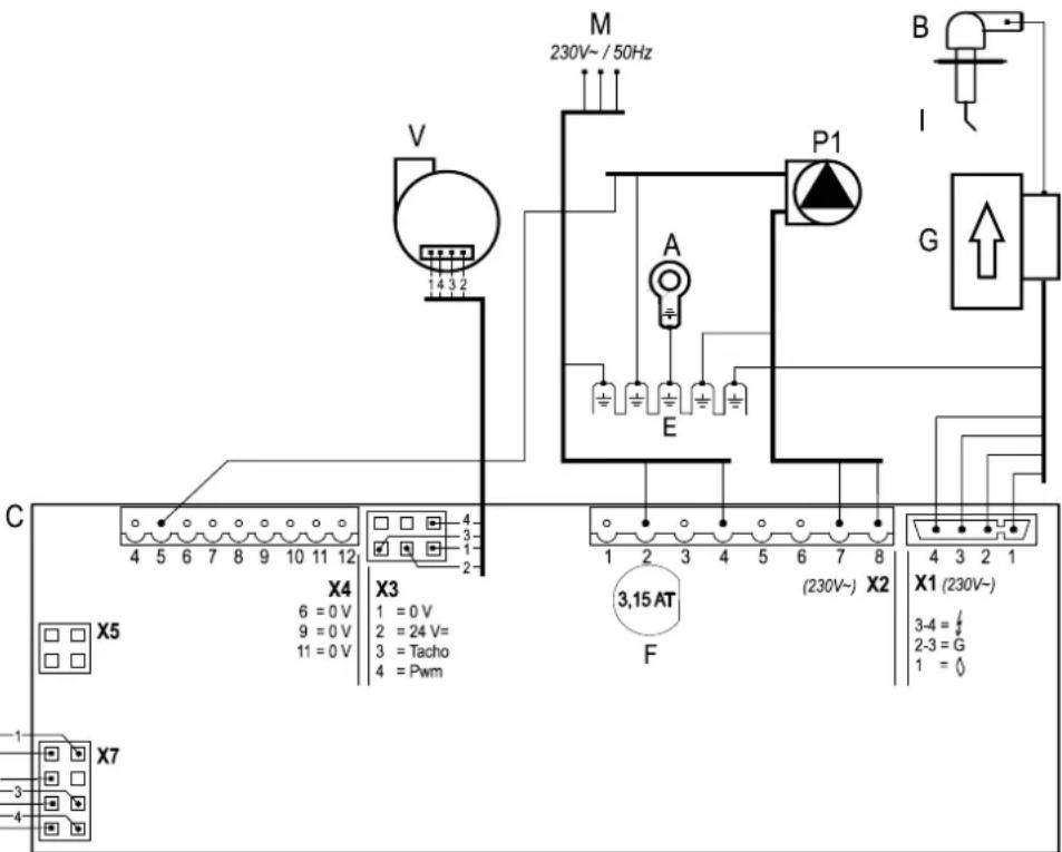 DAIKIN EKOMBG22AAV1 - Schematelektryczny - 4