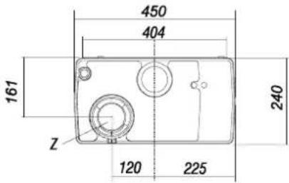 DAIKIN EHOB42AAV1H - Wymiary instalacji - 2