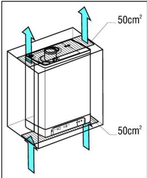 DAIKIN EHOB42AAV1H - Przestrzen montażowa - 1