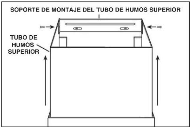 BROAN B5330SSC - INSTALE LA CAMPANA (sólo para campanas con conductos verticales) - 4